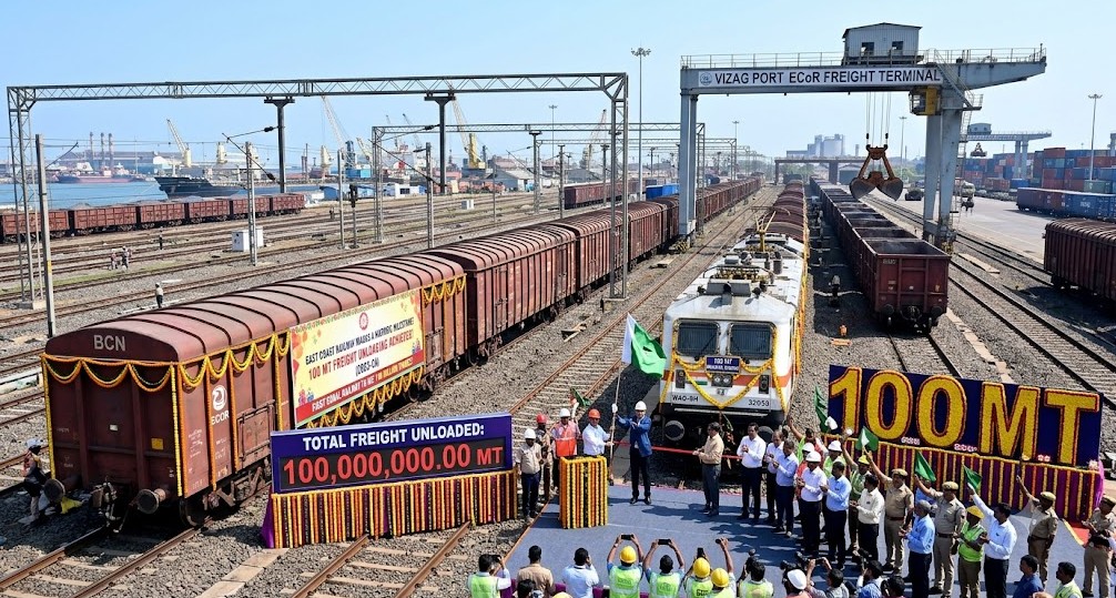 ECoR crosses 100 MT freight unloading mark, becomes first railway zone to hit milestone